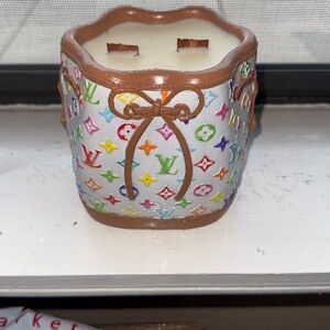 Colorful Patterned Candle Holder